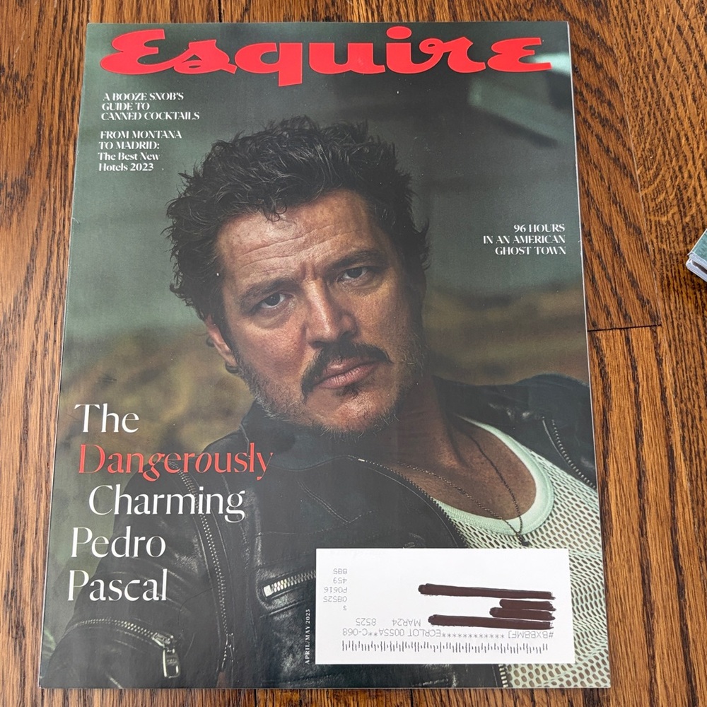 Esquire Magazine - April/May 2023 - Pedro Pascal - Never read!!  men’s magazines